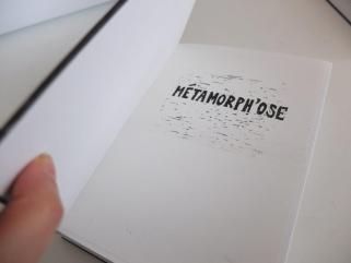 Métamorph'Ose! un livre d'artistes. Projet autour de l'oeuvre d'Ovide mené par l'association D'ici à Là au centre pénitentiaire de Fresnes