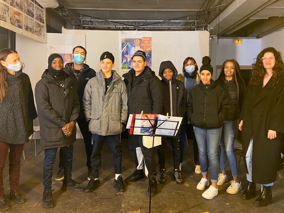 Passeurs d'histoires avec les jeunes de l'antenne confluence de Saint-Denis