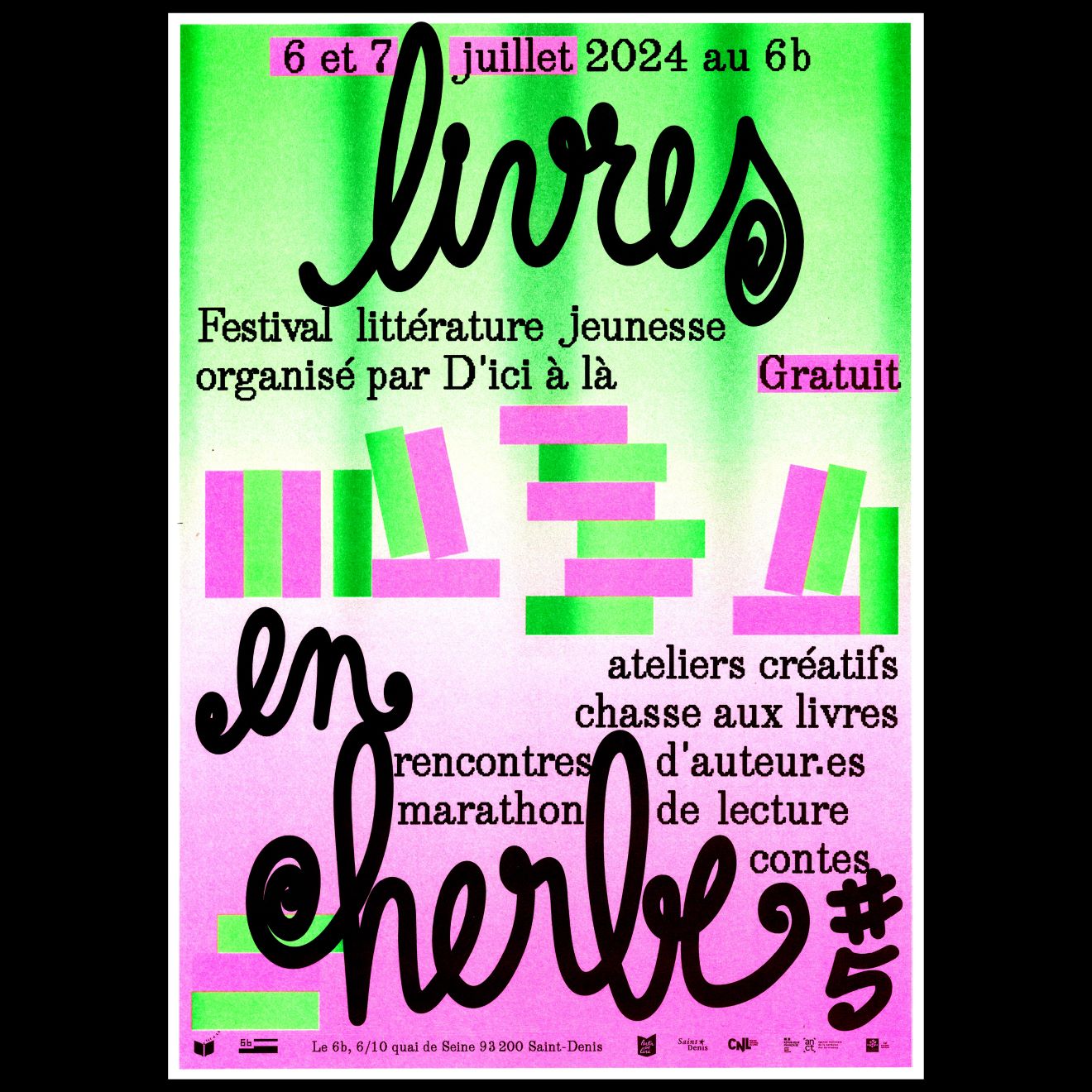 Affiche Festival Livres en Herbe #5