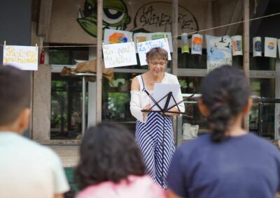 Performance lecture avec Odile Billard