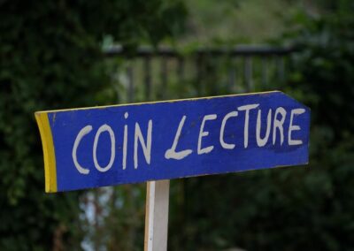 Panneau coin lecture